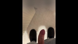 Solo man masturbation with cum