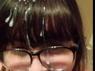 old young, blowjob, hair bangs, role play