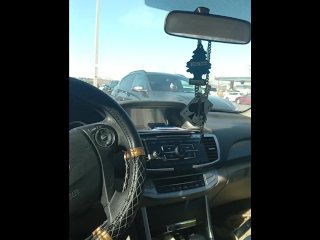 Quick cum on lunch break...I think she saw 😮