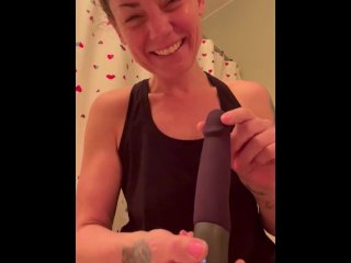 amateur, cuckold, solo female, sex toy review