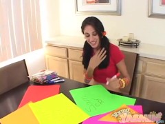 Video Young Yasmin strips off then masturbates