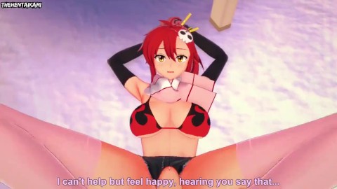 Hentai POV Feet Tengen Toppa Gurren Lagann Yoko Littner