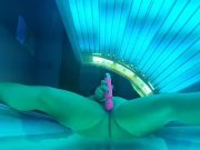 Preview 5 of Fucking myself in the tanning bed