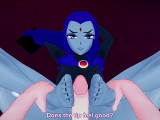 Hentai POV Feet Teen Titans Raven