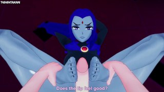 Hentai POV Feet Teen titanes Raven