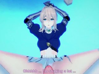 feet, violet evergarden, kink, pov