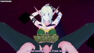 Hentai POV Füße World of Warcraft Alleria Windläufer