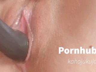 [amateur Mature Woman] the Black Vibrator Feels like a Cock and has become a Habit.