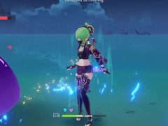Kuki Shinobu ryona + ragdoll - Genshin Impact