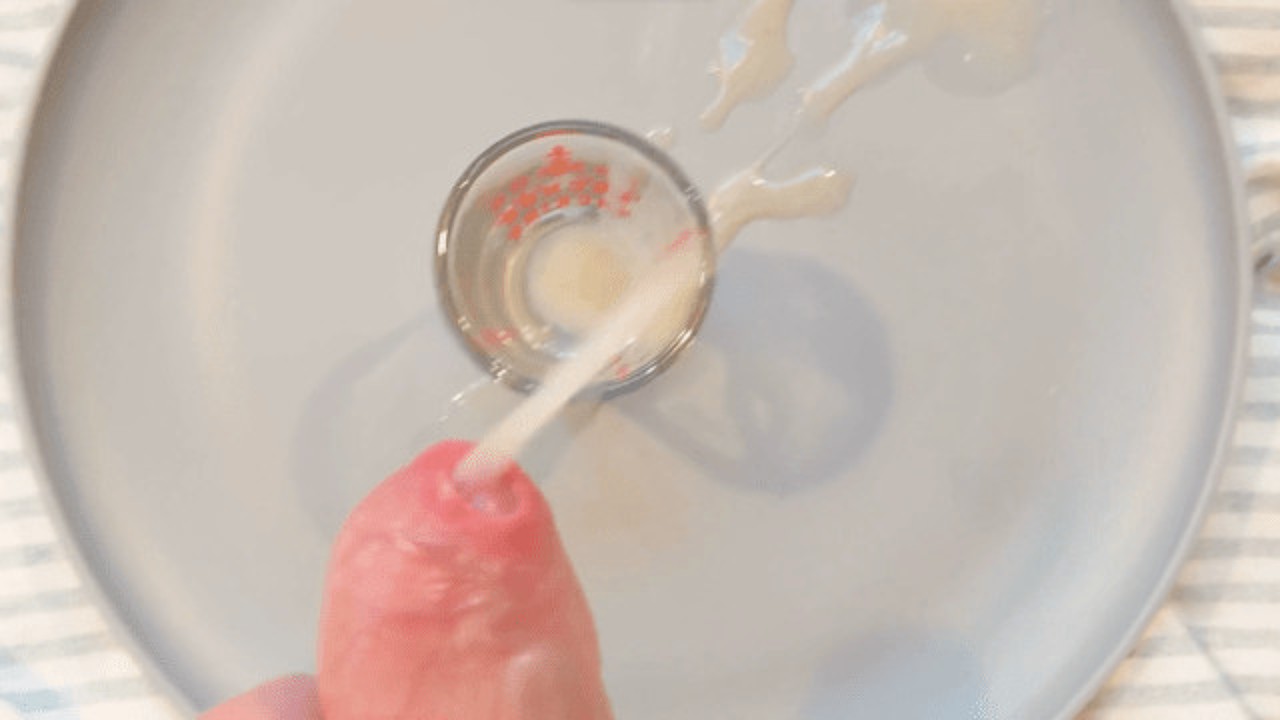 自慰行為をしながら話し、絶頂量の実験を測定する(失敗した)