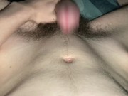 Preview 1 of Handsome Uk teen play with his massive cock after workout.