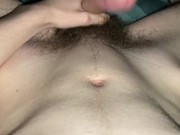 Preview 4 of Handsome Uk teen play with his massive cock after workout.