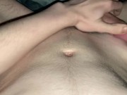 Preview 6 of Handsome Uk teen play with his massive cock after workout.