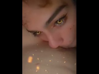 verified amateurs, pussy licking, vertical video, romantic