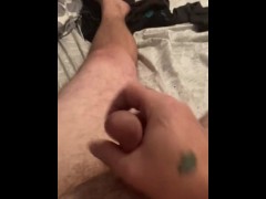 Soft dick getting hard