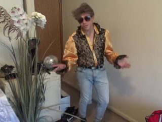 Vegas Exotic Dancer interacts with Crowd Naked & Hard!