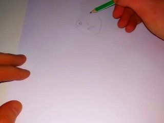 Anime hentai girl with big breasts close up