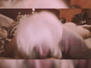 Preview 6 of Blonde Sissy Slut Throat Fucked by Big Black Cock