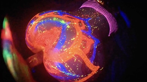 NEON NIGHT. Blacklight sex