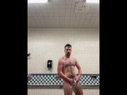 Preview 6 of THIC OTTER IN A PUBLIC GYM SHOWER ROOM