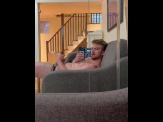 OTTER JERKS OFF IN THE MIRROR AT AN AIRBNB