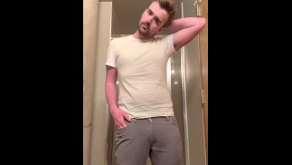 HOT OTTER JERKING UNCUT COCK IN THE SHOWER