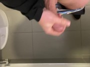 Preview 3 of Almost Caught Masturbating Again in the School Bathroom… Another Ruined Orgasm!