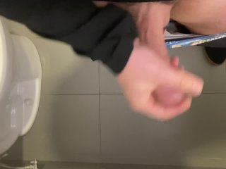 Almost Caught Masturbating Again in the School Bathroom… Another Ruined Orgasm!