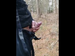 Show my cock in the forrest