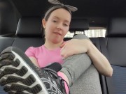 Preview 6 of After the Gym - Sock Sniffing and Masturbation