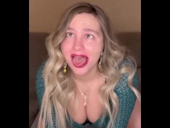 Lonely MILF wants your CUM on her AHEGAO face
