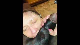 Milf Relaxed Sucking The Black Of This Bbc Dipped Dick In Her Jose Quevo Mixed Drink