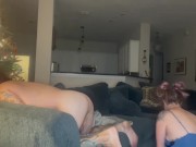 Preview 3 of Real married Amateur Couple Fisting Pegging Princess Femdom MILF