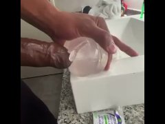 Bigdick, black, pussy pocket, stroke, wet, deep