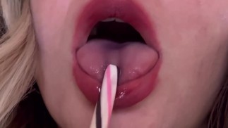 近距离 - ASMR 吮吸甘蔗糖