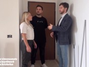 Preview 1 of threesome con l'agente immobiliare