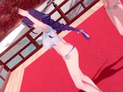 【KKS／MMD】極楽浄土 九条裟羅 雷電将軍 八重神子【原神】