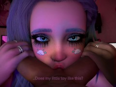 Tasty Toy : E-girls Edition Giantess Blowjob POV