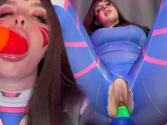 Dva Overwatch | Hard fucking a tight pussy | Real Orgasm