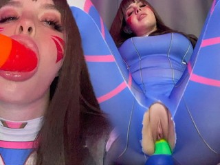 Dva Overwatch | Hard Fucking a Tight Pussy | Real Orgasm