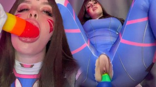 Dva Overwatch Real Orgasm Hard Fucking A Tight Pussy