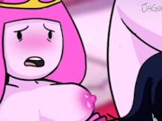 Preview 3 of Lesbian Vampire Marceline x Princess Bubblegum Jujuba Girlfriends - Adventure Time