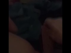 Pretty trans boy plays with his pussy and cums