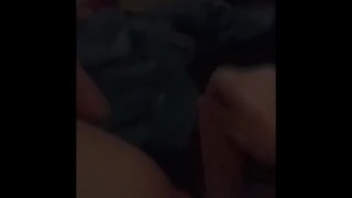 Pretty trans boy plays with his pussy and cums