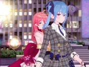 Preview 1 of 【KKS／MMD】"Trouble Maker" さくらみこ 星街すいせい【Hololive ホロライブ】