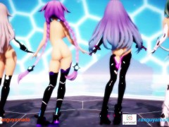 MMD R18 Neptunia Ghost Dance