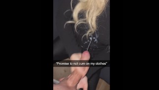 Horny stepsister makes your dick explode before bed