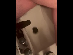 spread my legs and pissed in the sink