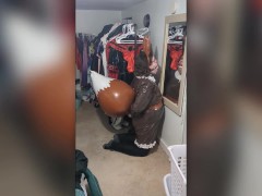 PVC Eevee Inflatable Tail Pokeball Gag