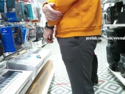 Preview 5 of public flashing in an electronics store, embarrassing the consultant